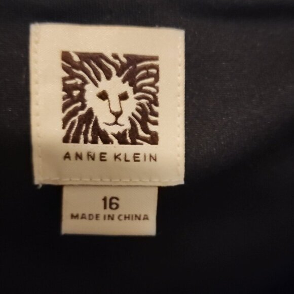 Anne Klein embellished cocktail career sheath dress size 16 - Picture 3 of 7